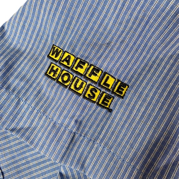 Waffle House Shirts Waffle House Shirt Mens Xxl Blue Employee Work